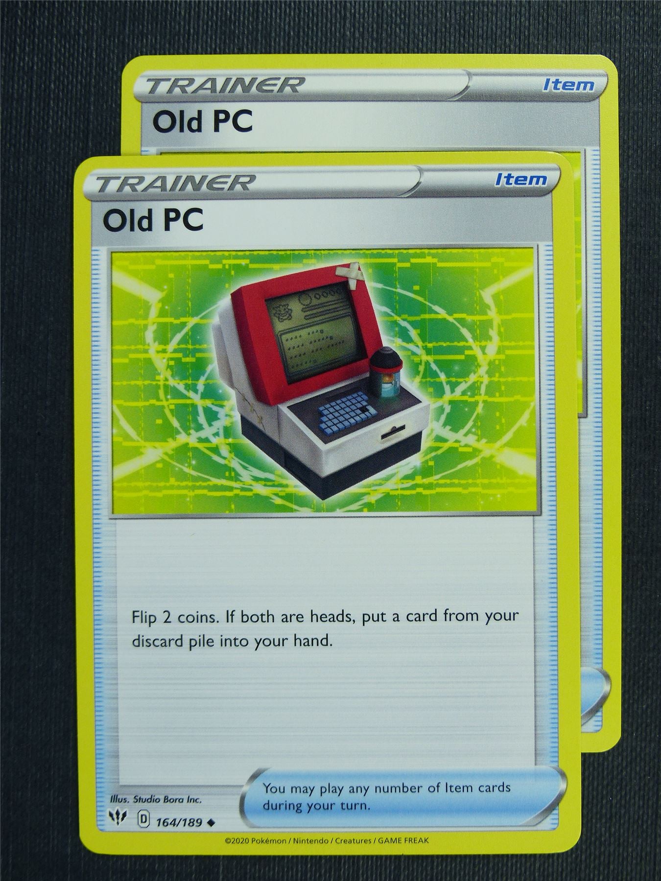 Old PC 164/189 x2  - DAA - Pokemon Card #3DC