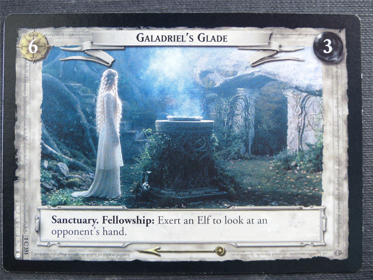 Galadriel's Glade 1 C 351 - LotR Card #46A