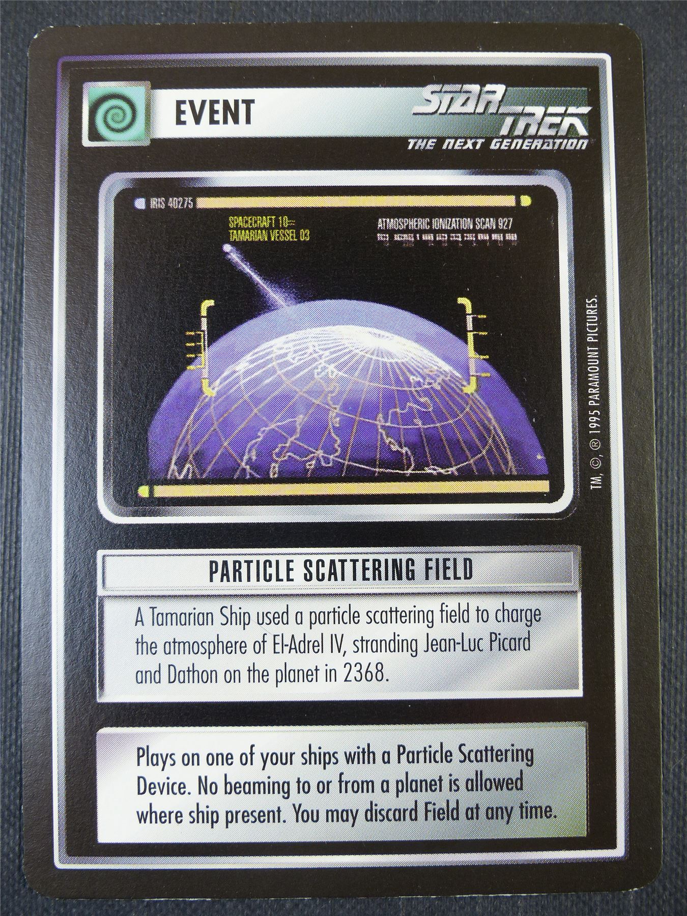Particle Scattering Field - NG - Star Trek Card #668