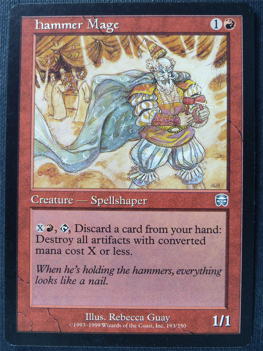 Hammer Mage - Mtg Card #23T