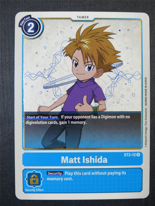 Matt Ishida ST2-12 R - Digimon Card #90N