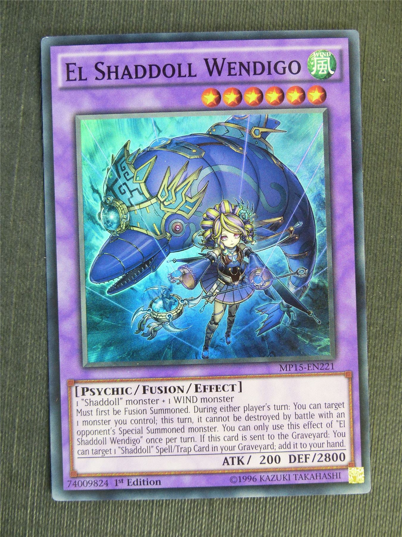 El Shaddoll Wendig MP15 Super Rare - 1st ed - Yugioh Cards #RQ