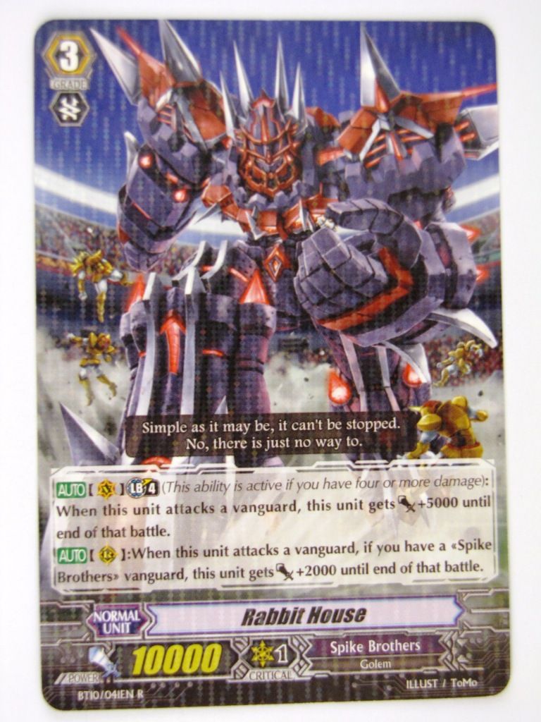 Cardfight!! Vanguard Cards: RABBIT HOUSE R: SET 10
