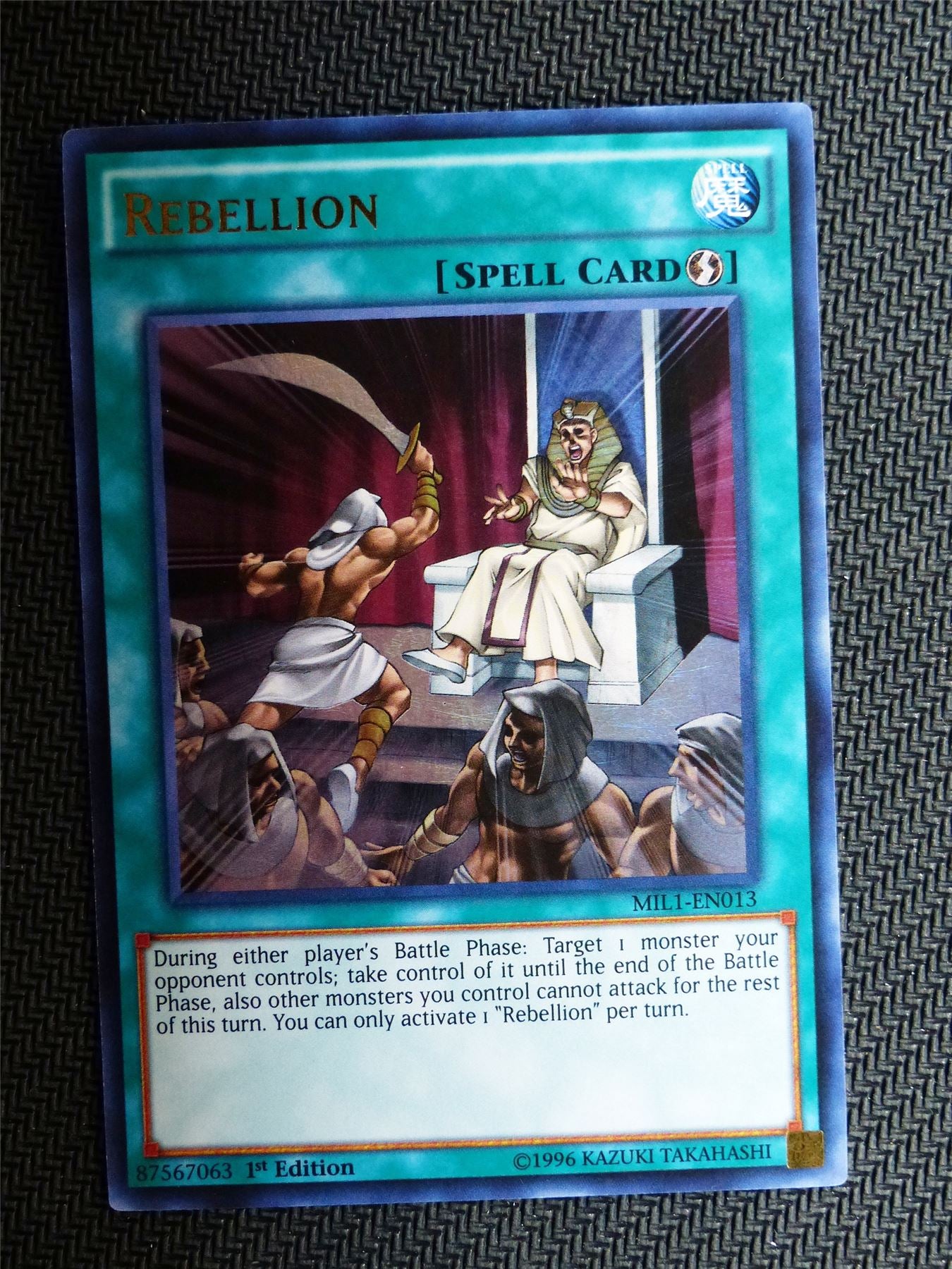 Rebellion - MIL1 - Ultra  Rare - Yugioh Card # 1F92