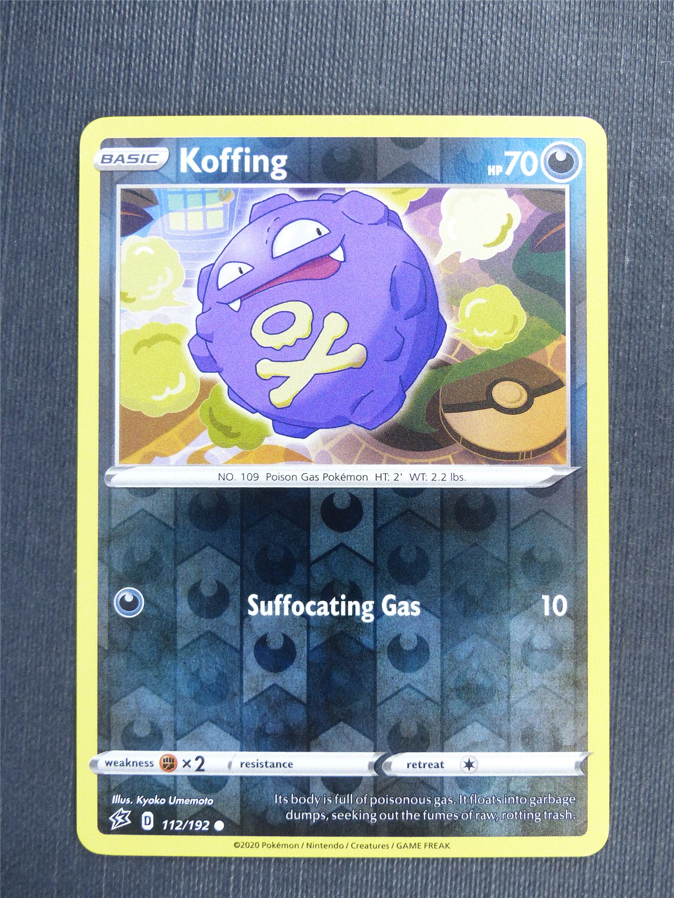 Koffing 112/192  Holo - RCL - Pokemon Card #3JQ