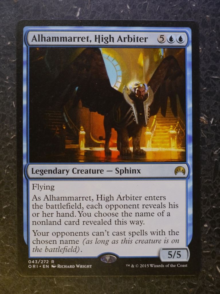 MTG Magic Cards: ALHAMMARRET, HIGH ARBITER # 6F18