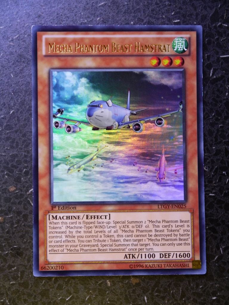 Yugioh Cards:MECHA PHANTOM BEAST HAMSTRAT LTGY ULTRA RARE # 2E87