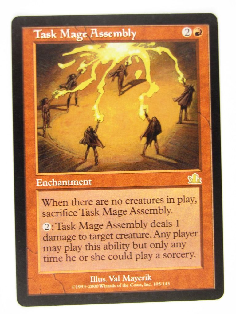Mtg - TASK MAGE ASSEMBLY - Played Rare