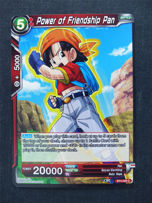 Power of Friendship Pan - Dragon Ball Super Cards #GY