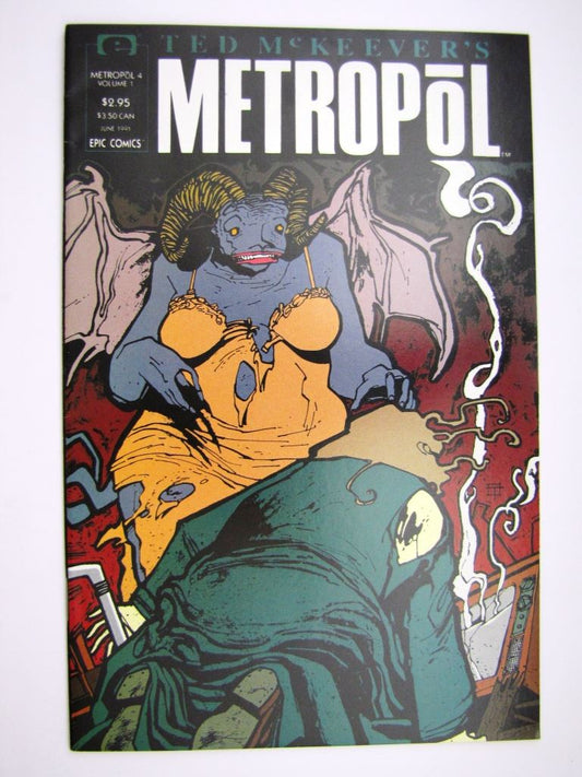 Epic Comics: METROPOL #4 JUNE 1991 # 34J55