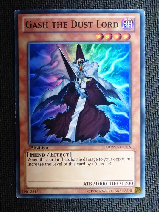 Gash The Dust Lord - NUMH - Super Rare - Yugioh Card # 1D55