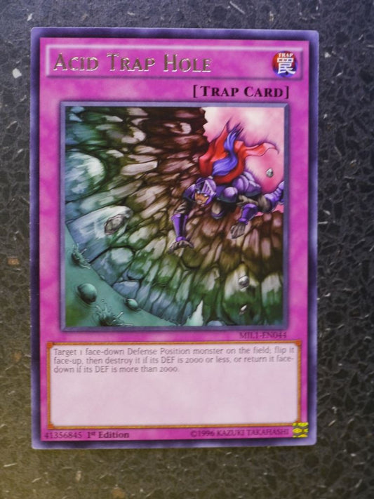 Yugioh Cards: ACID TRAP HOLE MIL1 RARE # 3H47