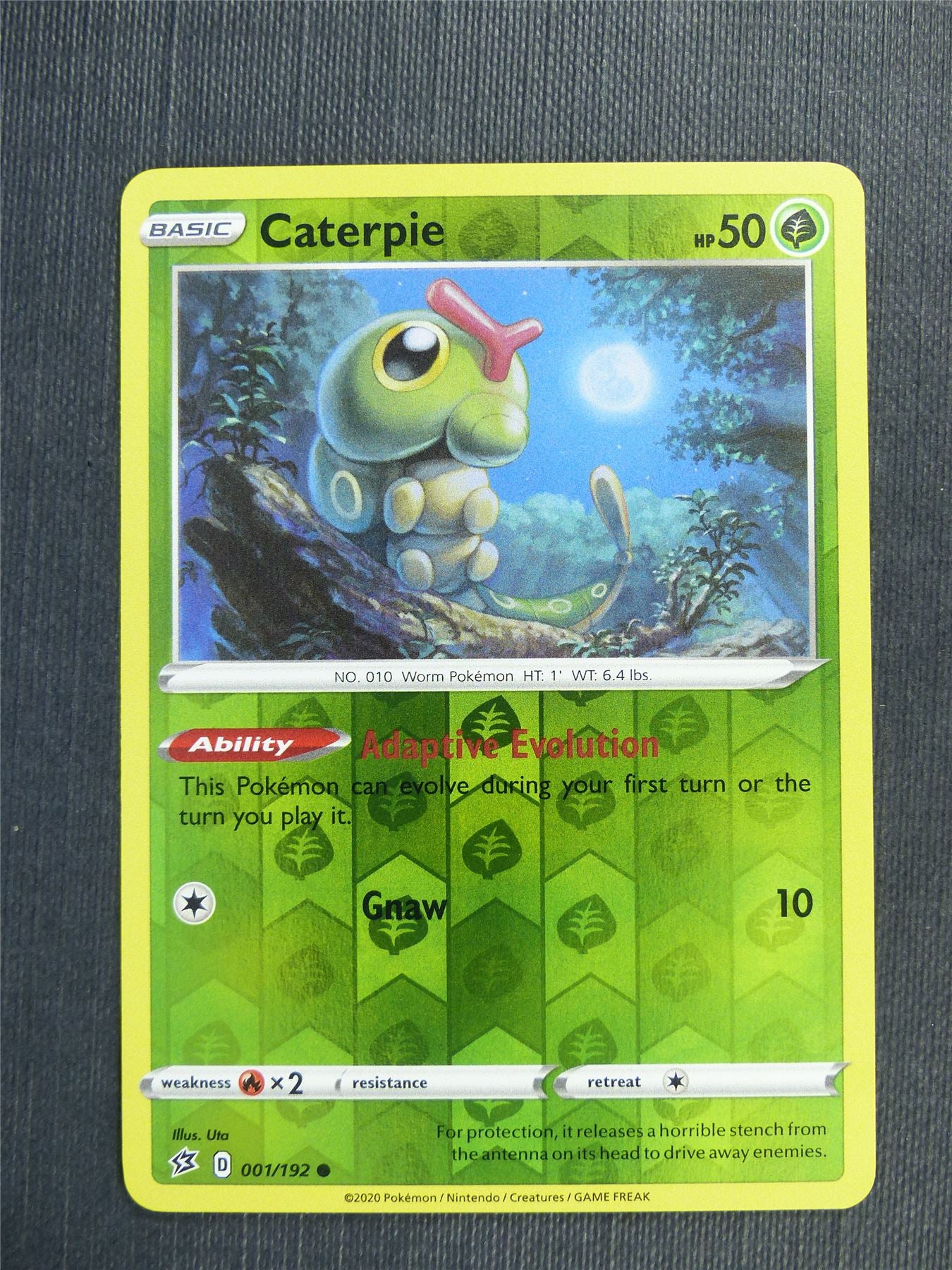 Caterpie 001/192  Holo - RCL - Pokemon Card #3JA