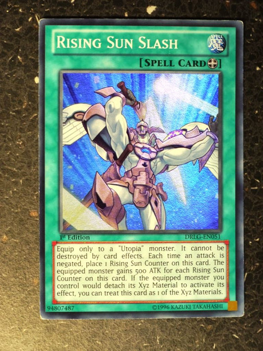 Yugioh Cards: RISING SUN SLASH DRLG SUPER RARE # 8H90