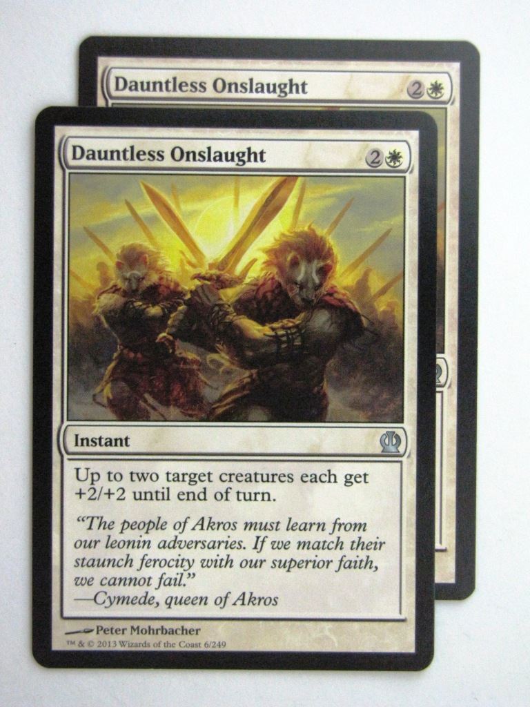 MTG Magic Cards: DAUNTLESS ONSLAUGHT x2 Theros # 24D89