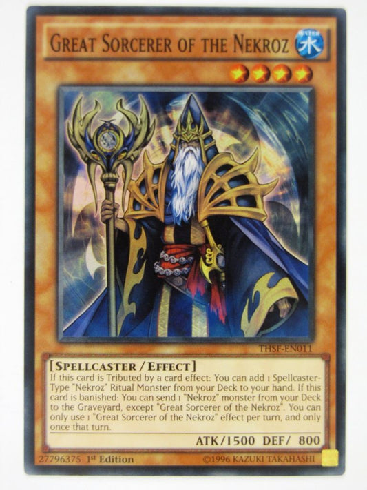 Yugioh Cards: GREAT SORCERER OF THE NEKROZ THSF SUPER RARE # 21G5