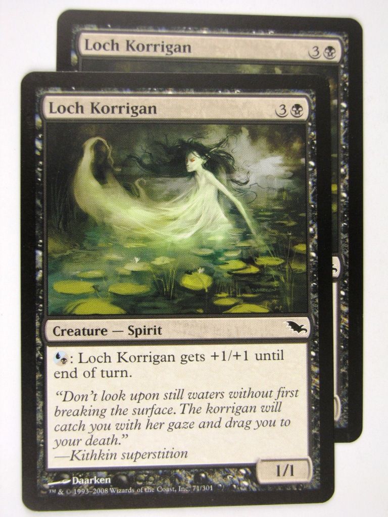 MTG Magic: the Gathering Cards: LOCH KORRIGAN x2: SHM