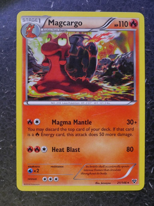 Pokemon Cards: MAGCARGO 21/146 RARE # 5I67