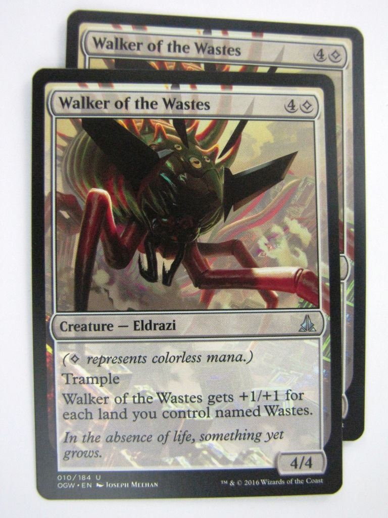 MTG Magic Cards: Oath of the Gatewatch: WALKER OF THE WSTES x2 # 4J54