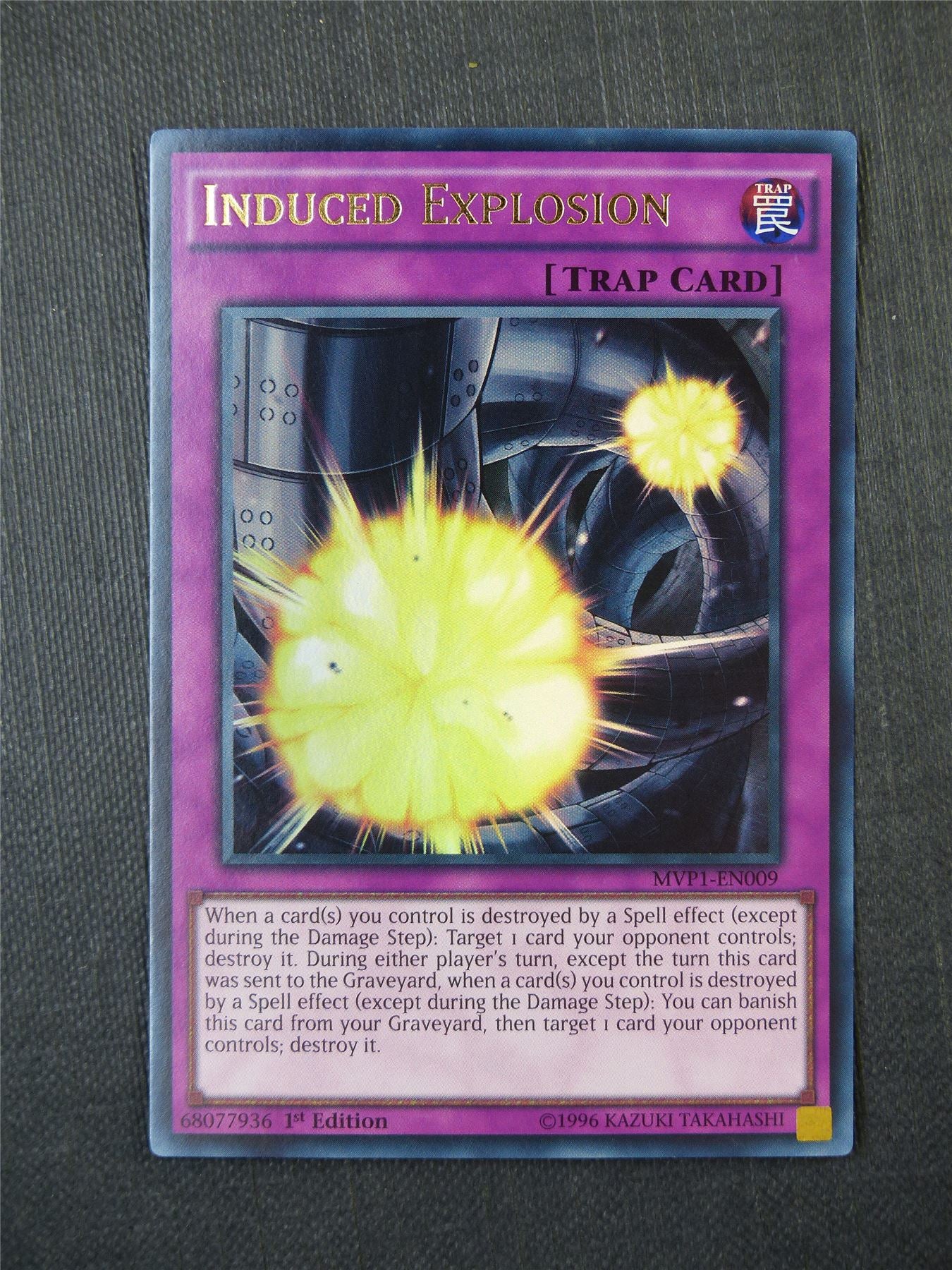 Induced Explosion - Yugioh Card #9K4