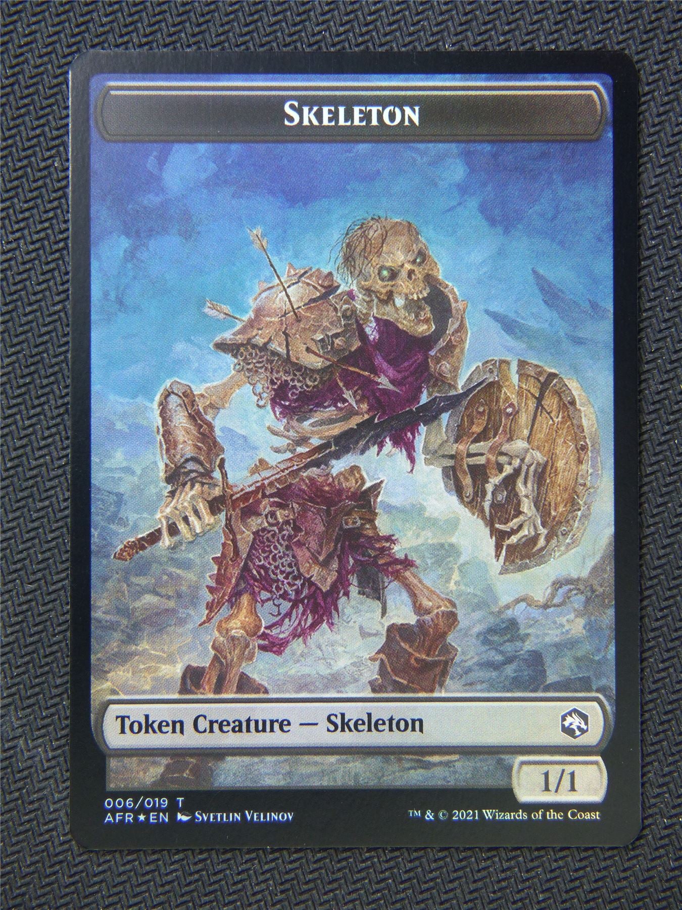 Skeleton Foil Token - Mtg Forgotten Realms #1FR