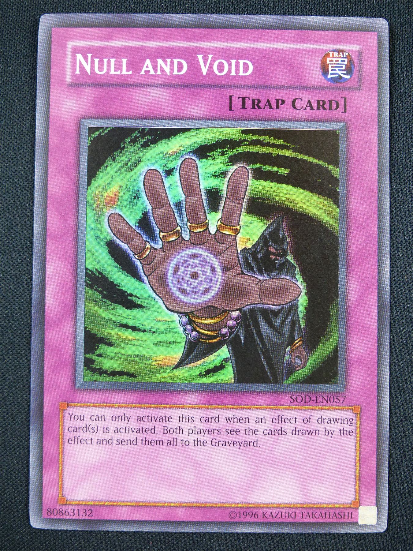 Null and Void SOD Super Rare - Yugioh Card #13R