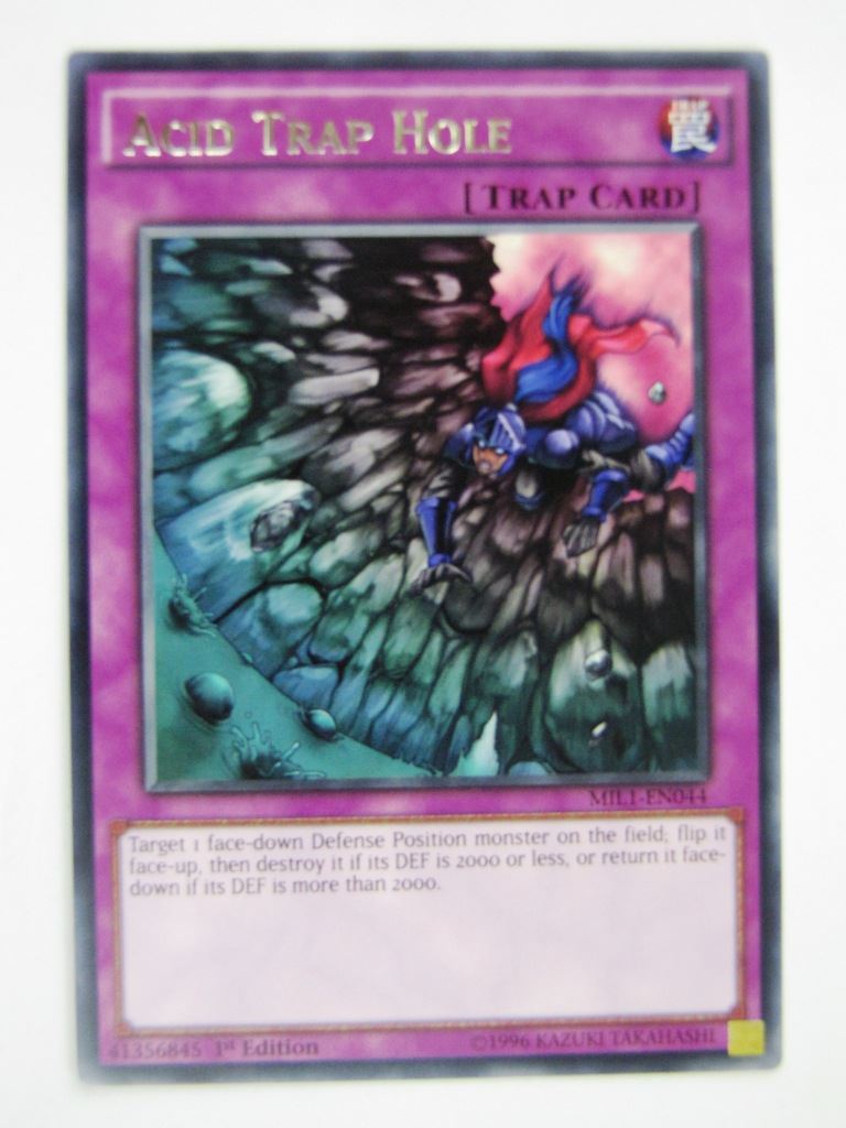 Yugioh Cards: ACID TRAP HOLE MIL1 RARE # 10A47