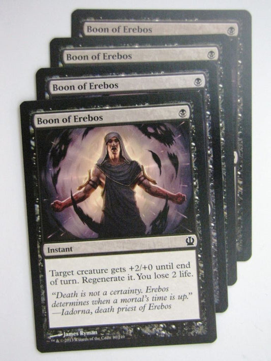 MTG Magic Cards: BOON OF EREBOS x4 Theros playset # 23J100