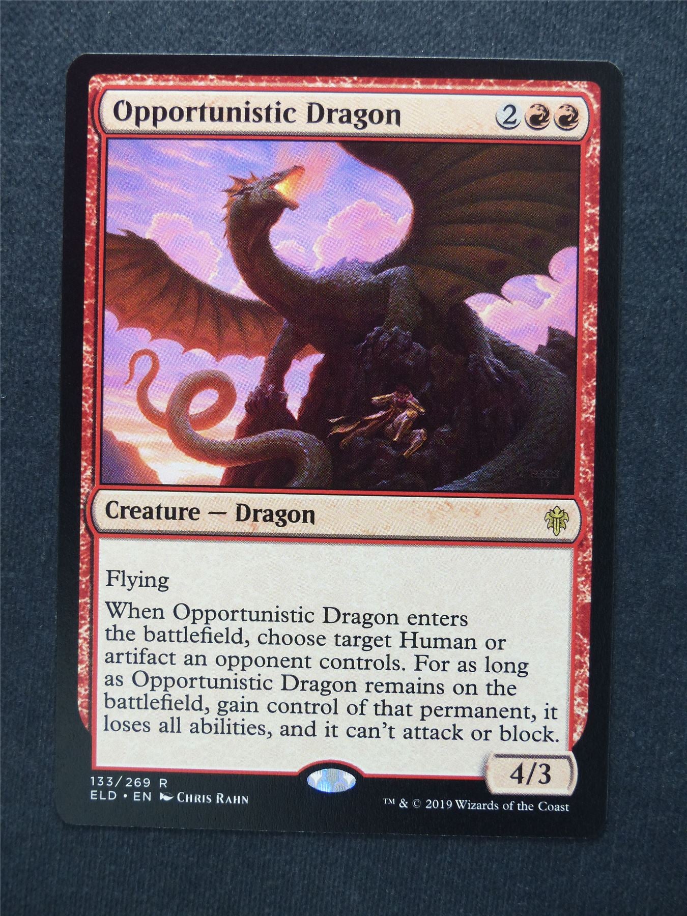 Opportunistic Dragon - Mtg Magic Cards #EZ