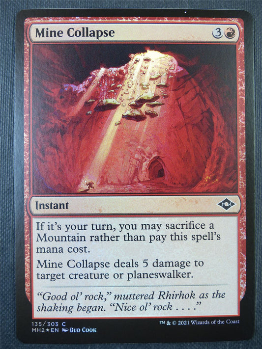 Mine Collapse Foil - Mtg Card #6K8