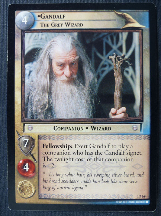 Gandalf 1 P 364 - LotR Card #47A