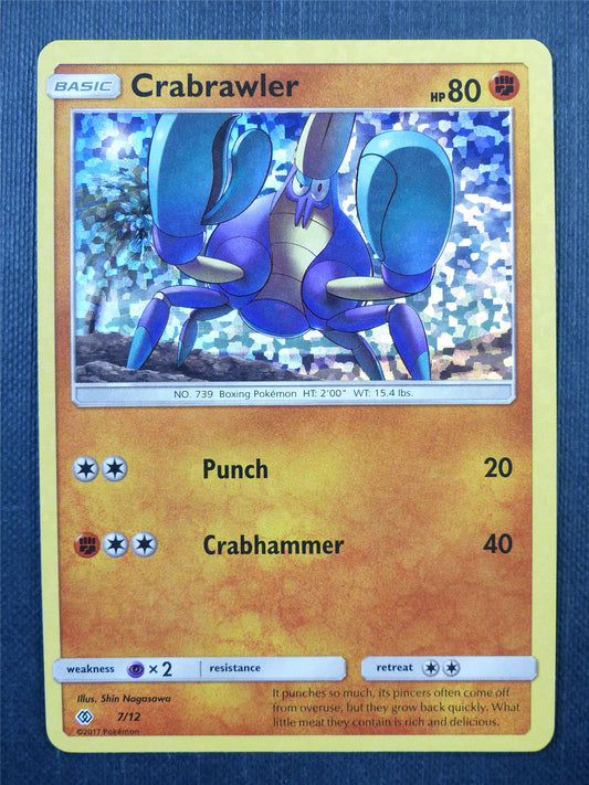 Crabrawler 7/12 Holo - Pokemon Card #42K