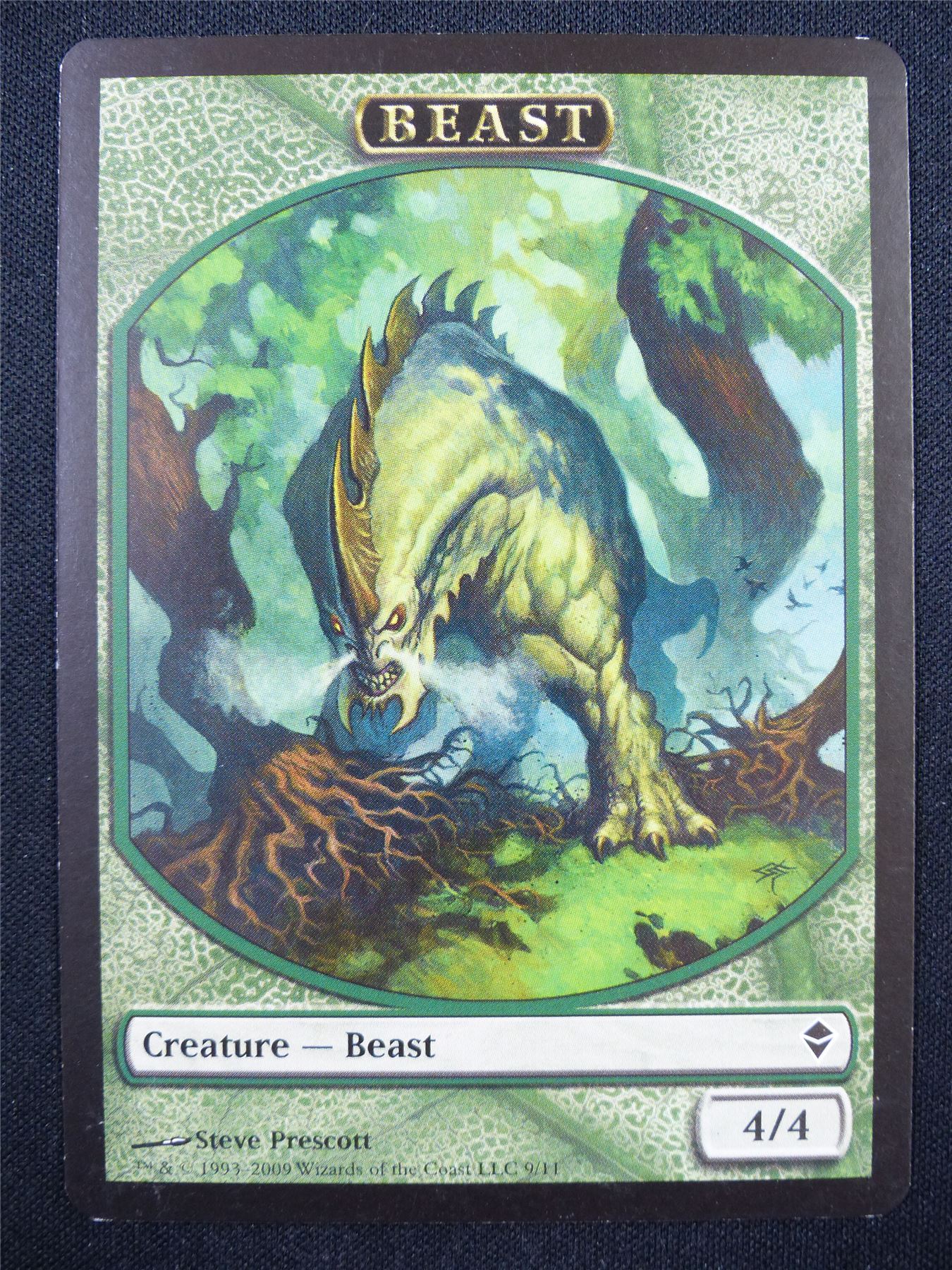 Beast Token - Mtg Card #2CO