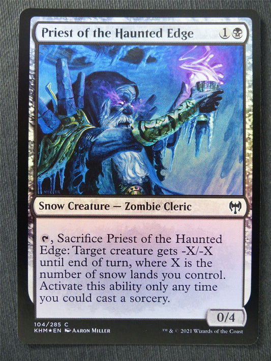 Priest of the Haunted Edge Foil - Mtg Magic Cards #ZQ