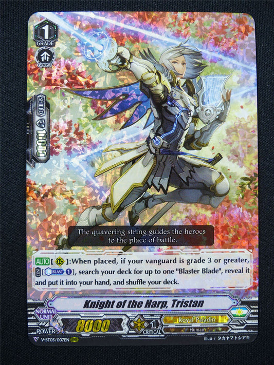 Knight of the Harp Tristan V-BT05 RRR - Vanguard Card #2ZV