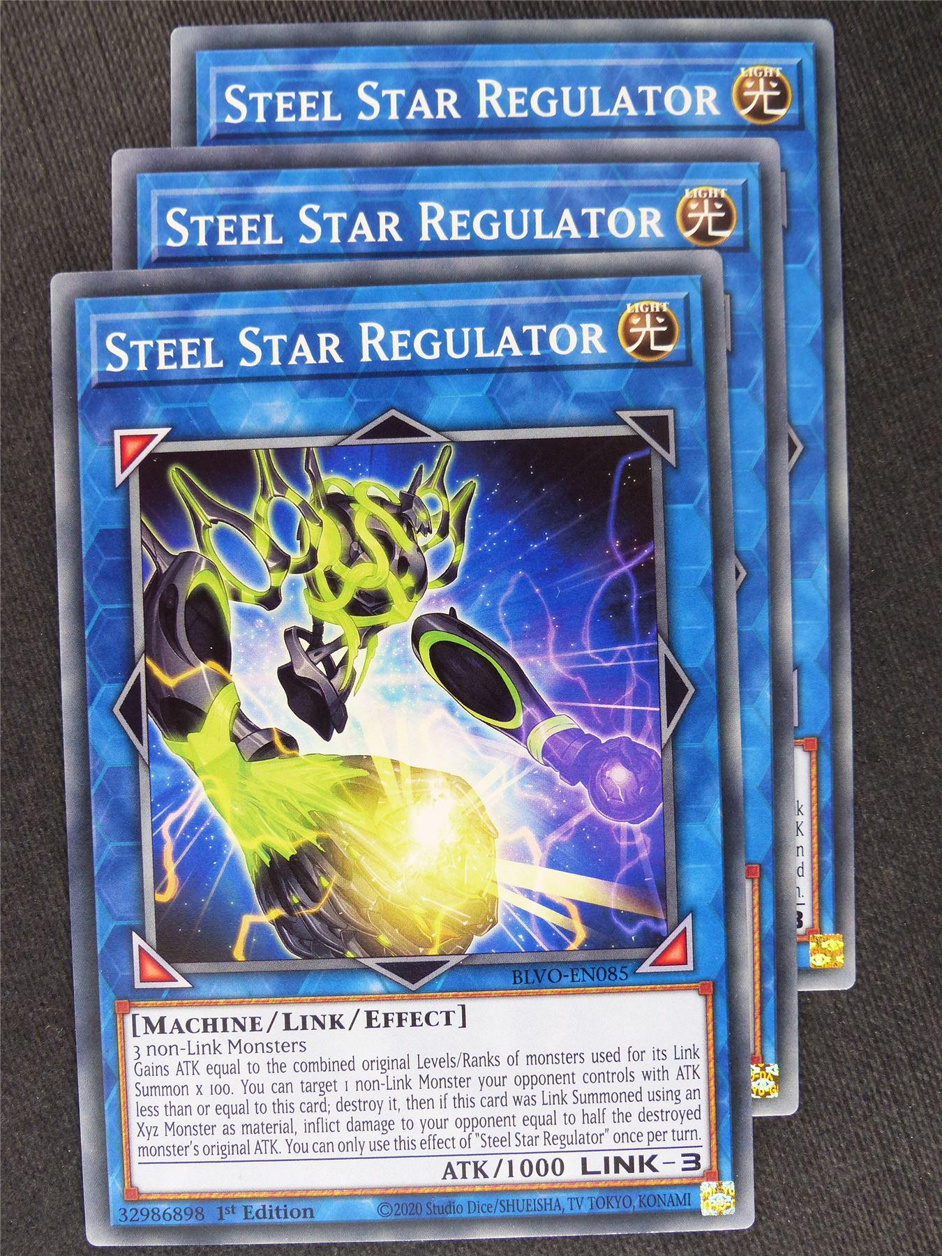 Steel Star Regulator x3 - Yugioh Cards #YD