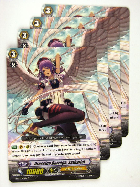 Cardfight!! Vanguard - Dressing Barrage, Sathariel x4 BT13