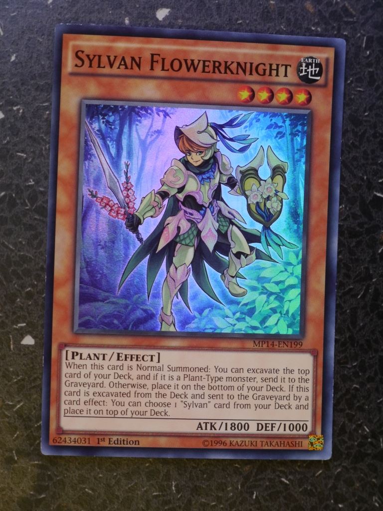 Yugioh Cards: SYLVAN FLOWERKNIGHT MP14 SUPER RARE # 4C26