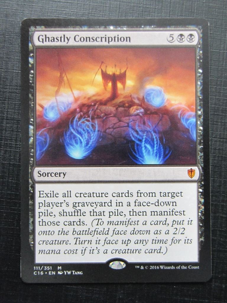 MTG Magic Cards: GHASTLY CONSCRIPTION # 23D24