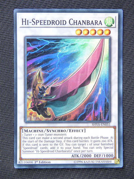 Hi Speedroid Chanbara SHVA Super Rare - Yugioh Card #5IE