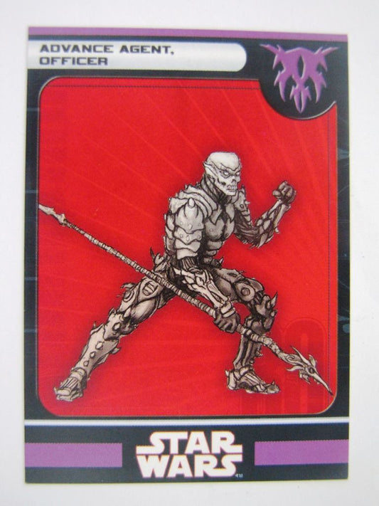 Star Wars Miniature Spare Cards: ADVANCE AGENT, OFFICER # 11A85