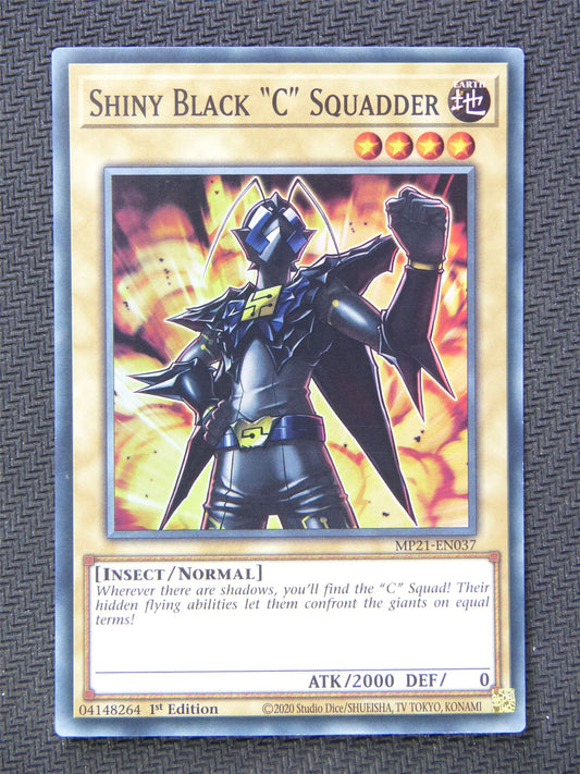 Shiny Black C Squadder MP21 Super Rare - Yugioh Card #5IA