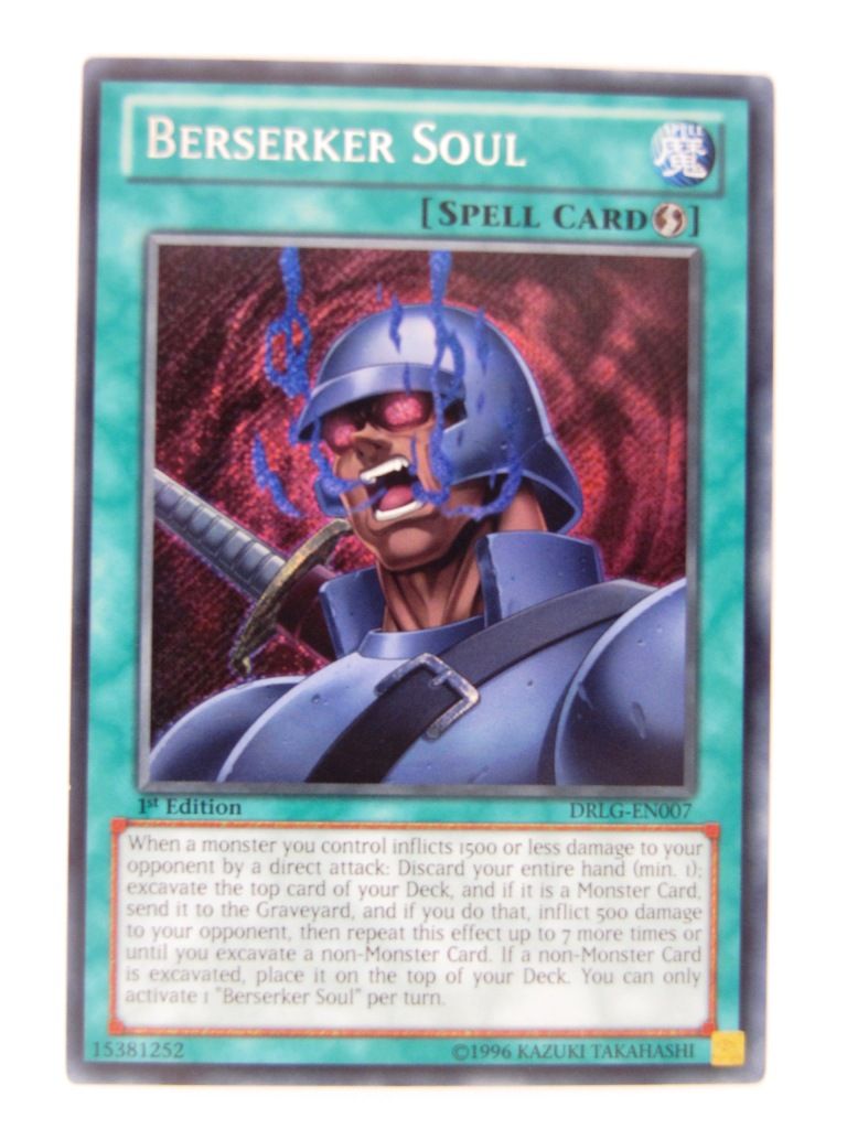 Yugioh Cards: BERSERKER SOUL DRLG: Dragons of Legend 1st Ed