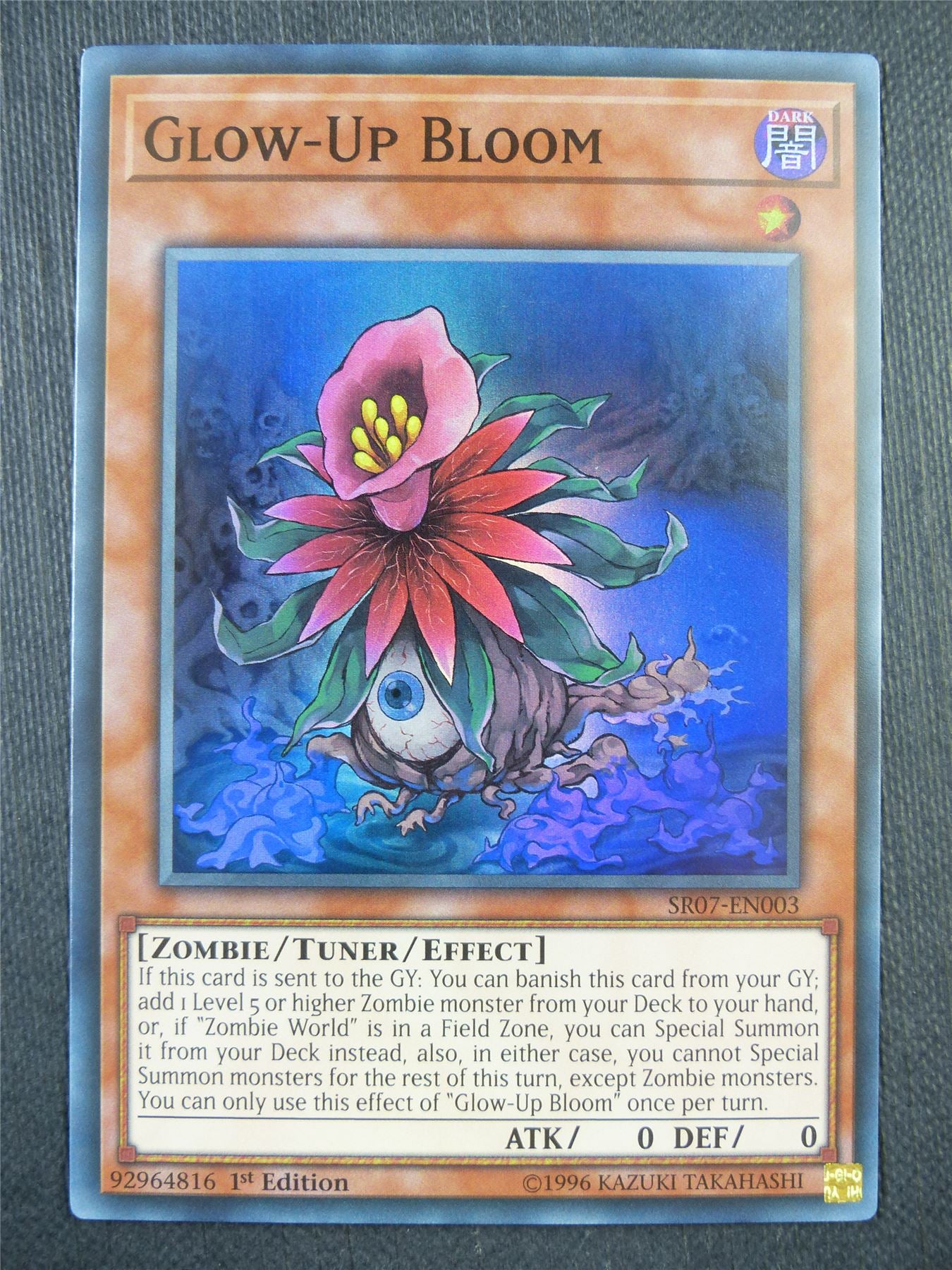 Glow-Up Bloom SR07 Super Rare - 1st ed Yugioh Card #9B9