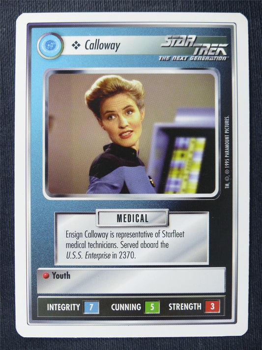 Calloway - NG - Star Trek Cards #12D