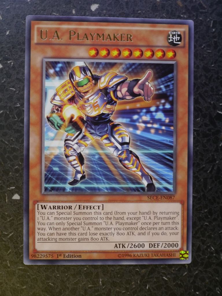 Yugioh Cards: U.A. PLAYMAKER SECE RARE # 4B69