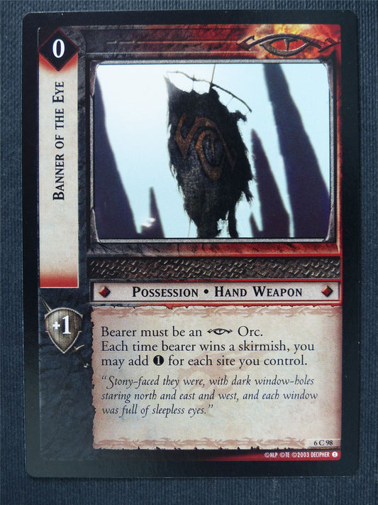 Banner of the Eye 6 C 98 - LotR Cards #3OT