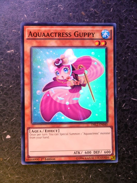 Yugioh Cards: AQUAACTRESS GUPPY DRL2 SUPER RARE # H42