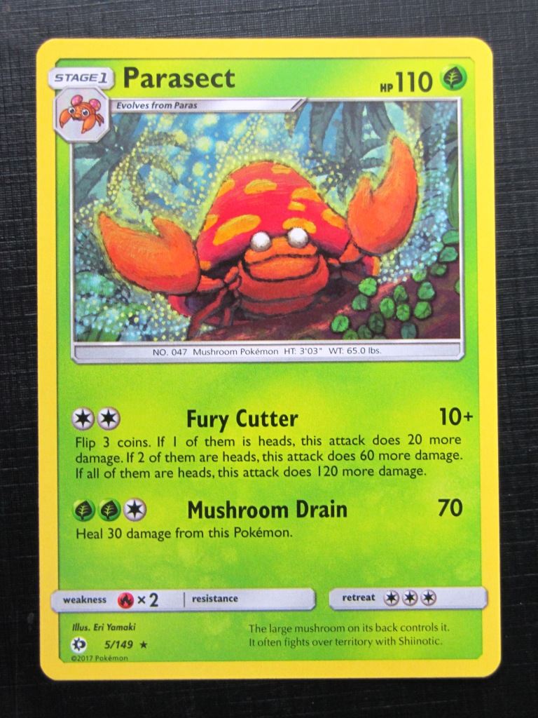 Pokemon Cards: PARASECT 5/149 # 24J57