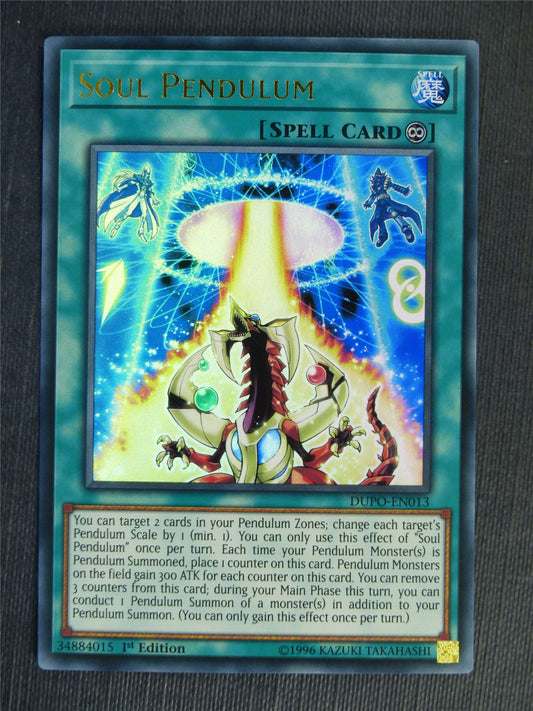 Soul Pendulum DUPO Ultra Rare - 1st ed - Yugioh Cards #28E